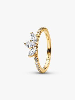 Pandora Sparkling Herbarium Cluster Ring
